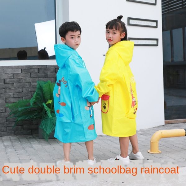 children's raincoat schoolbag cartoon cute breathable bag cloak cloak student kindergarten double brim baby korean poncho, Red;brown
children's raincoat schoolbag cartoon cute breathable bag cloak cloak student kindergarten double brim baby korean poncho, Red;brown