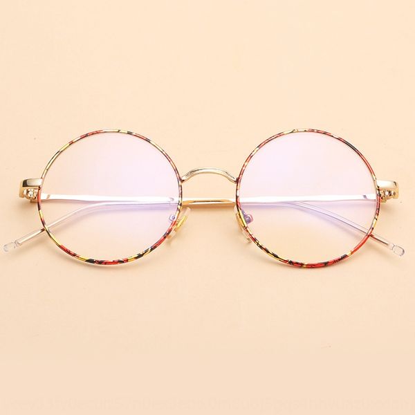 new harajuku metal round artistic thin frame glasses frame plain glasses for men and women, Silver
new harajuku metal round artistic thin frame glasses frame plain glasses for men and women, Silver