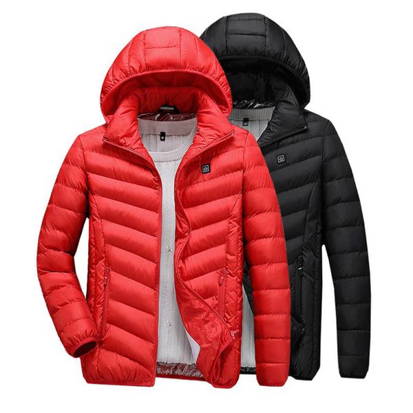 men's down & parkas electric heated jackets vest cotton outdoor coat usb heating hooded winter thermal warmer, Black
men's down & parkas electric heated jackets vest cotton outdoor coat usb heating hooded winter thermal warmer, Black