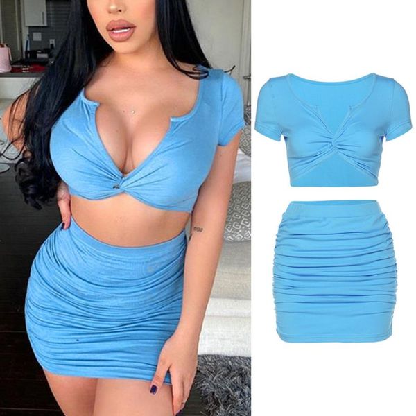 женщины sexy синий эпикировка v-образным вырезом twist front crop top ruched мини-юбка clubwear f42f, White
женщины sexy синий эпикировка v-образным вырезом twist front crop top ruched мини-юбка clubwear f42f, White