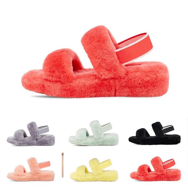 oh yeah slide slipper women's shoes real wool australia fluff yeah slide fuzz yeah disco slipper 6.5cm slipper autumn and winter explos, Black
oh yeah slide slipper women's shoes real wool australia fluff yeah slide fuzz yeah disco slipper 6.5cm slipper autumn and winter explos, Black