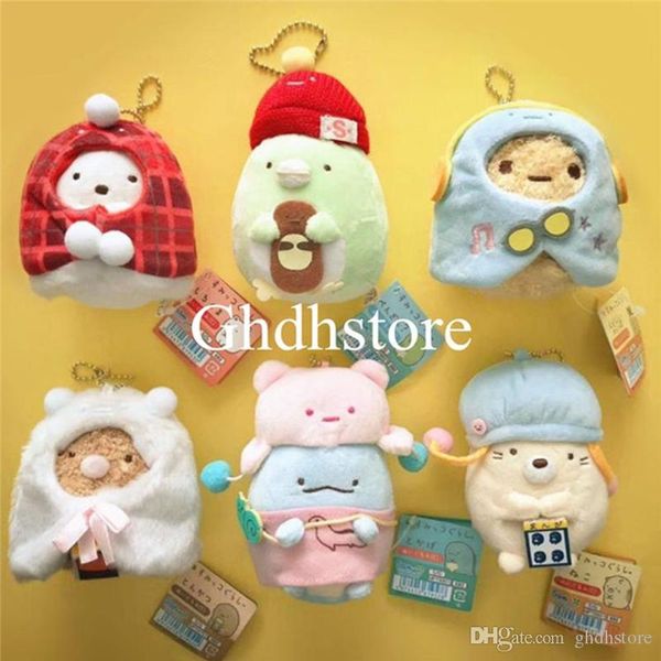 new 6 styles 4" 10cm sumikko with hat plush doll anime collectible soft dolls keychains pendants gifts stuffed toys
new 6 styles 4" 10cm sumikko with hat plush doll anime collectible soft dolls keychains pendants gifts stuffed toys