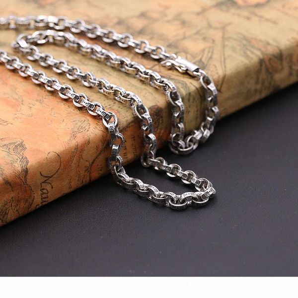 personalized 925 sterling silver vintage style jewelry american european antique silver hand-made designer thick chain necklace for men
personalized 925 sterling silver vintage style jewelry american european antique silver hand-made designer thick chain necklace for men