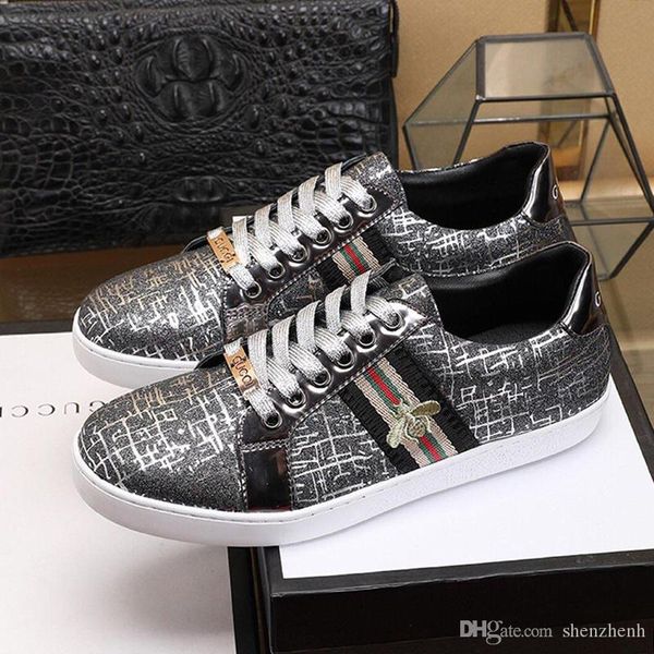 fast delivery men 's ace bees sneaker style men 's shoes breathable fashion design comfortable footwears plus size lace -up vint, Black
fast delivery men 's ace bees sneaker style men 's shoes breathable fashion design comfortable footwears plus size lace -up vint, Black