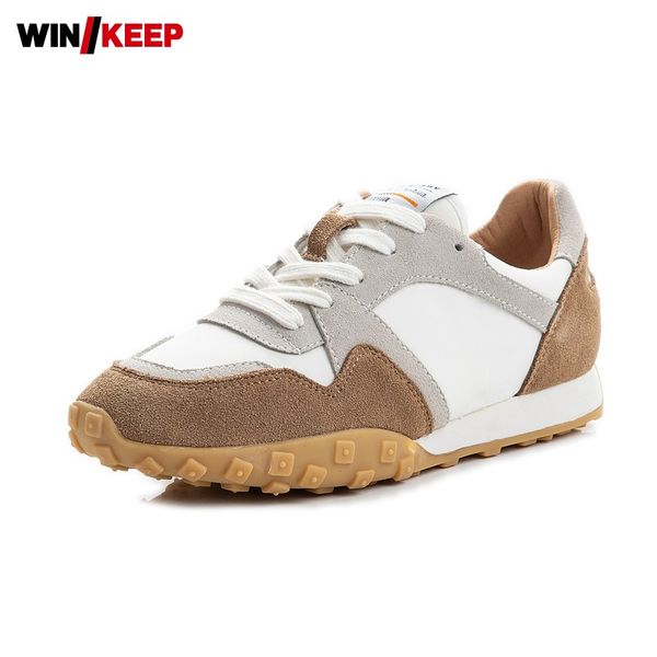 women lace up leather patchwork outdoor running shoes brand trainers breathable female sport gym fitness sneakers jogging shoes
women lace up leather patchwork outdoor running shoes brand trainers breathable female sport gym fitness sneakers jogging shoes