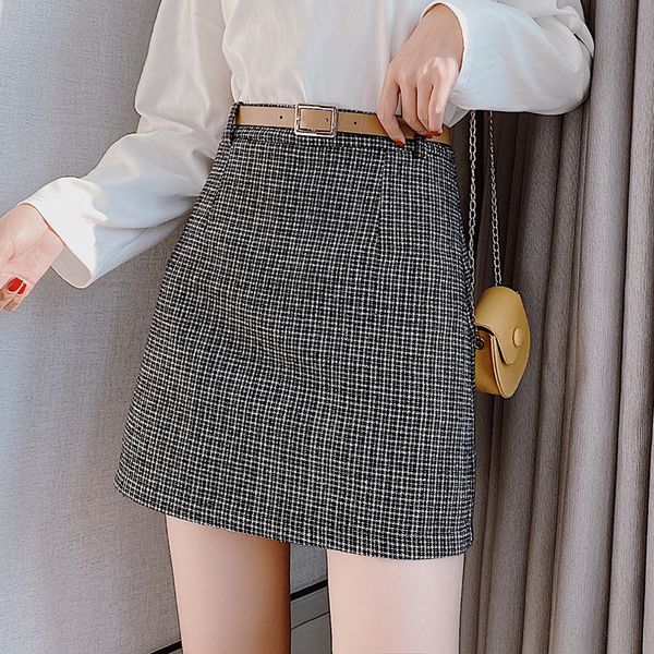 winter casual plaid mini a line women skirt korean empire sashes cute vouge skirts sweet vintage high waist kawaii skirt, Black
winter casual plaid mini a line women skirt korean empire sashes cute vouge skirts sweet vintage high waist kawaii skirt, Black