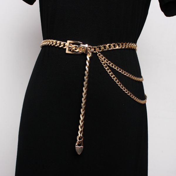 cetiri women's fashion metal hip chain belt elegant gold silver fringes ring waist chain clothes belts, Black;brown
cetiri women's fashion metal hip chain belt elegant gold silver fringes ring waist chain clothes belts, Black;brown