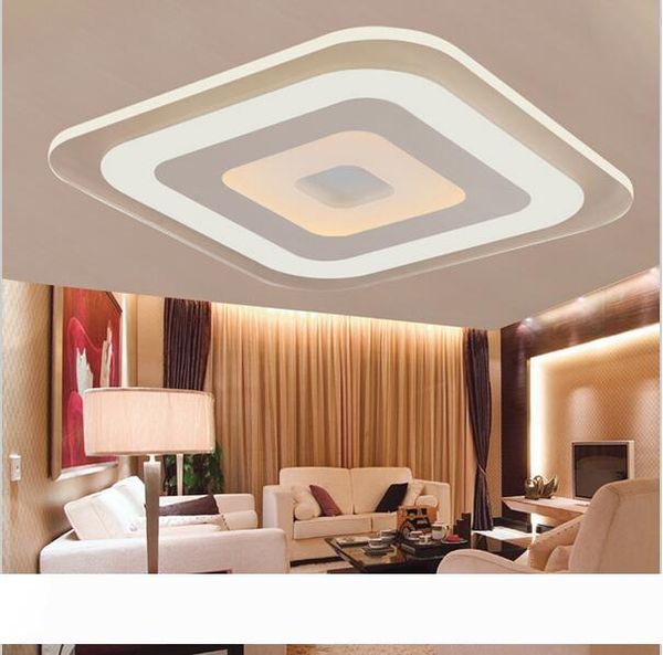 Modern Minimalist Square Led Ceiling Lights Acrylic Ultra-thin Ceiling Chandeliers for Living Room Bedroom AC85-265V
Modern Minimalist Square Led Ceiling Lights Acrylic Ultra-thin Ceiling Chandeliers for Living Room Bedroom AC85-265V
