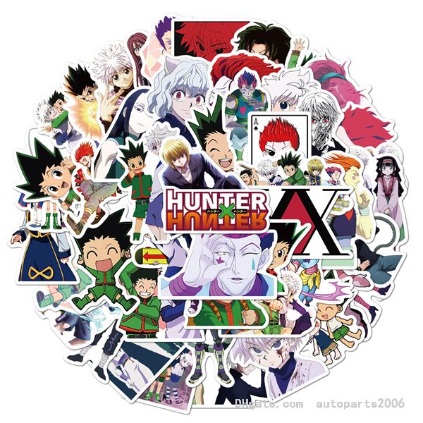 50pcs/lot wholesale japanese hunter anime stickers waterproof lapstickers car bicycle suitcase computer water bottle helmet car decals
50pcs/lot wholesale japanese hunter anime stickers waterproof lapstickers car bicycle suitcase computer water bottle helmet car decals