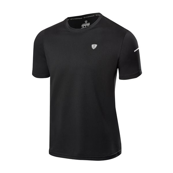 men casual short sleeve t-shirt quick drying tee fitness running apparel sportswear, Black;blue
men casual short sleeve t-shirt quick drying tee fitness running apparel sportswear, Black;blue