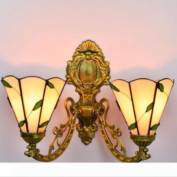 double-headed coloured glass wall lights dining room corridor glass wall lamp tiffany style leaf deco wall light tf010
double-headed coloured glass wall lights dining room corridor glass wall lamp tiffany style leaf deco wall light tf010