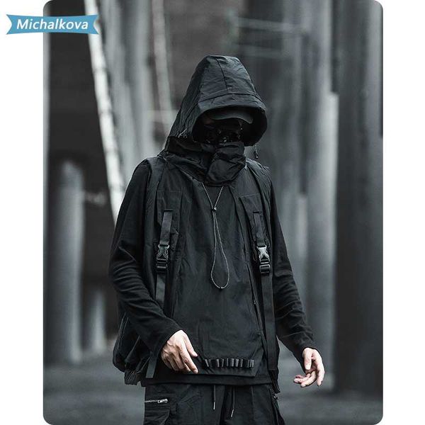 men's vests loose vest paratrooper functional hip hop hood cargo pockets women/men's clothes japanese style harajuku fashion micha, Black;white
men's vests loose vest paratrooper functional hip hop hood cargo pockets women/men's clothes japanese style harajuku fashion micha, Black;white