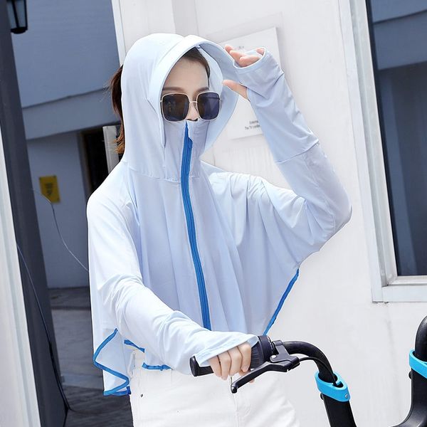 women riding uv-proof loose driving sunshade shawl ultra-thin ice silk hooded sunscreen clothes shawl sunscreen clothes, Blue;gray
women riding uv-proof loose driving sunshade shawl ultra-thin ice silk hooded sunscreen clothes shawl sunscreen clothes, Blue;gray
