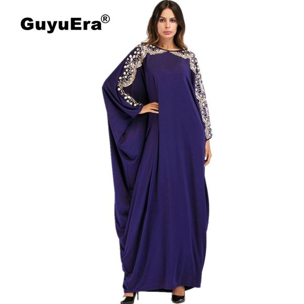 guyuera african dress for women muslim hui dubai sequins bat sleeve robe large size women's dress, Red
guyuera african dress for women muslim hui dubai sequins bat sleeve robe large size women's dress, Red