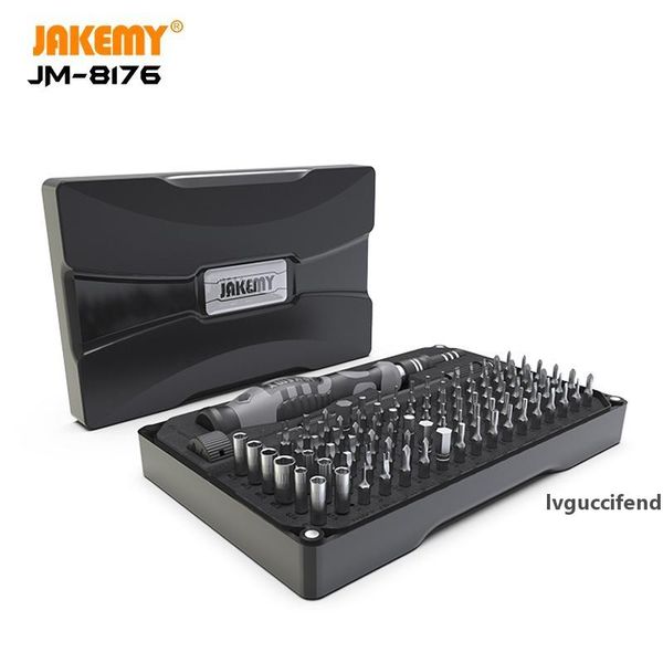 jakemy 106 in 1 precision screwdriver set magnetic torx bit set screw driver for iphone computer pc electronic repair tools set t200602 
jakemy 106 in 1 precision screwdriver set magnetic torx bit set screw driver for iphone computer pc electronic repair tools set t200602