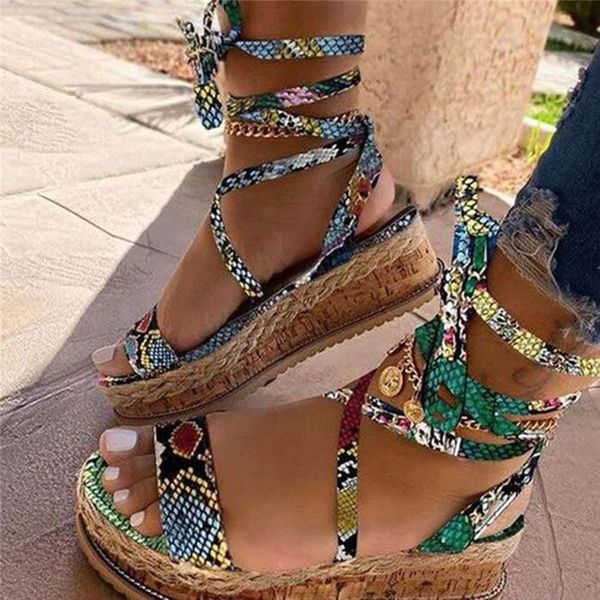 summer sandals platform thick high heels open toe women shoes cross tied shoes snakeskin party female footwear, Black
summer sandals platform thick high heels open toe women shoes cross tied shoes snakeskin party female footwear, Black