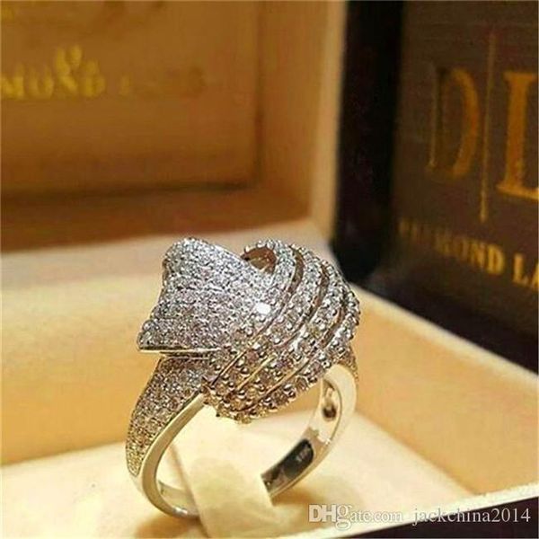 new choucong winding knot cross ring gorgeous hollow white cz ring for women 925 sterling silver retro jewelry promise wedding rings gift, Slivery;golden
new choucong winding knot cross ring gorgeous hollow white cz ring for women 925 sterling silver retro jewelry promise wedding rings gift, Slivery;golden