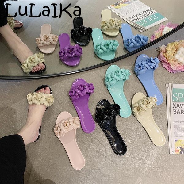 2020 new women summer jelly sandals fashion jelly flower shoes flip flop slides slipper women beach vacation indoor wear shoes, Black
2020 new women summer jelly sandals fashion jelly flower shoes flip flop slides slipper women beach vacation indoor wear shoes, Black