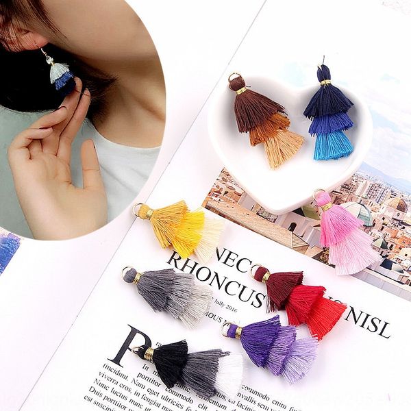 1vxpf small three-layer tassel pendant diy literary style earrings material multi-layer cotton thread personalized korean accessories pendan, Silver
1vxpf small three-layer tassel pendant diy literary style earrings material multi-layer cotton thread personalized korean accessories pendan, Silver