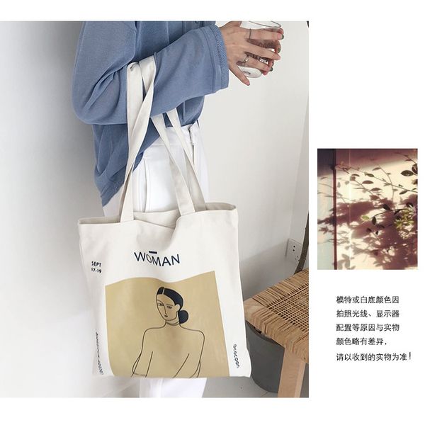 women canvas shoulder bag henri matisse painting printing ladies shopping bag feminina simple eco pure cotton cloth handbag tote
women canvas shoulder bag henri matisse painting printing ladies shopping bag feminina simple eco pure cotton cloth handbag tote