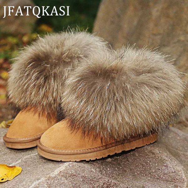 genuine leather women boots real fur brand winter shoes warm round toe casual ankle female snow boots plus velvet thick, Black
genuine leather women boots real fur brand winter shoes warm round toe casual ankle female snow boots plus velvet thick, Black