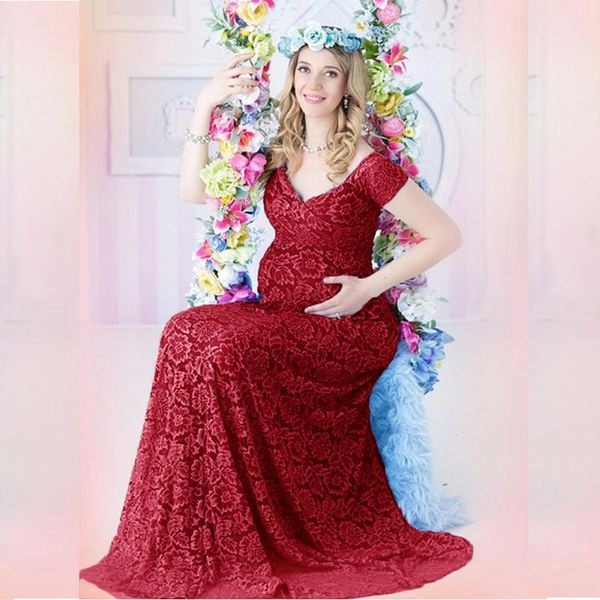 new maternity dresses baby shower lace fancy pregnancy dress p shoot long pregnant women maxi gown for pgraphy prop, White
new maternity dresses baby shower lace fancy pregnancy dress p shoot long pregnant women maxi gown for pgraphy prop, White