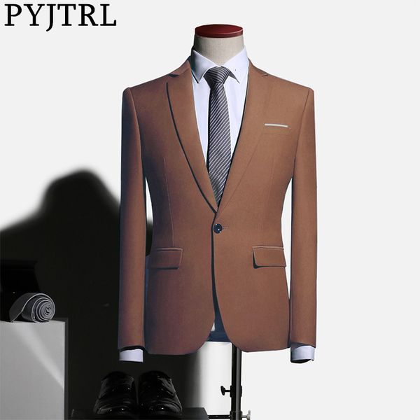 pyjtrl mens plus size wedding groomsmen blue brown green suit jacket business casual slim fit blazer masculino blusa masculina, White;black
pyjtrl mens plus size wedding groomsmen blue brown green suit jacket business casual slim fit blazer masculino blusa masculina, White;black