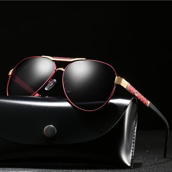 klbs aluminum magnesium men's sunglasses polarized coating mirror fashion glasses male eyewear accessories for men oculos, White;black
klbs aluminum magnesium men's sunglasses polarized coating mirror fashion glasses male eyewear accessories for men oculos, White;black