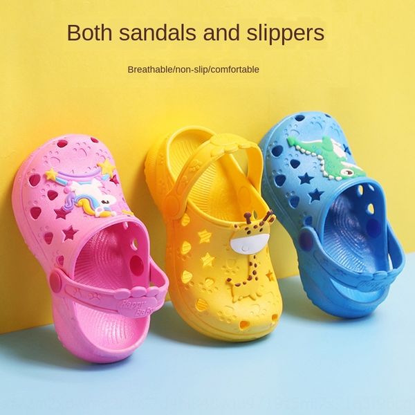 4irju new children's baotou slippers soft bottom anti-skid dual-purpose children's slippers and sandals for boys and girls baby ca, Black;red
4irju new children's baotou slippers soft bottom anti-skid dual-purpose children's slippers and sandals for boys and girls baby ca, Black;red