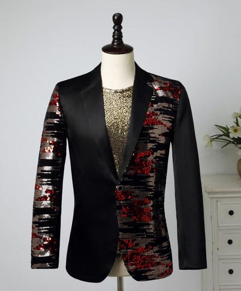 black sequins blazer men suits designs jacket mens stage singers clothes dance star style dress punk rock masculino homme, White;black
black sequins blazer men suits designs jacket mens stage singers clothes dance star style dress punk rock masculino homme, White;black