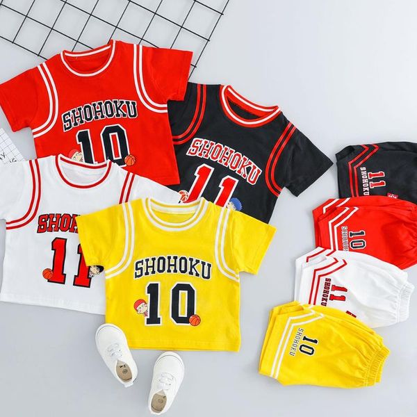 summer new children's baby basketball sportswear boys and girls korean short-sleeved pants sports suit children sport set, White
summer new children's baby basketball sportswear boys and girls korean short-sleeved pants sports suit children sport set, White