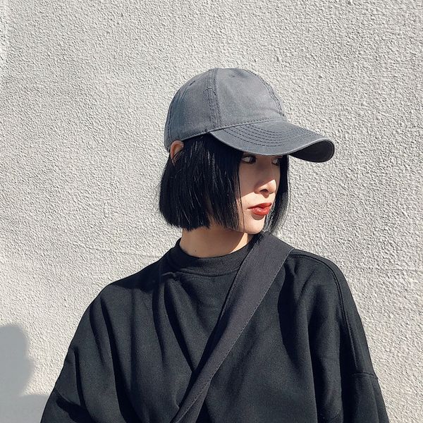 new summer baseball old washed bending cap all-match couple baseball cap male korean solid color hat female, Blue;gray
new summer baseball old washed bending cap all-match couple baseball cap male korean solid color hat female, Blue;gray