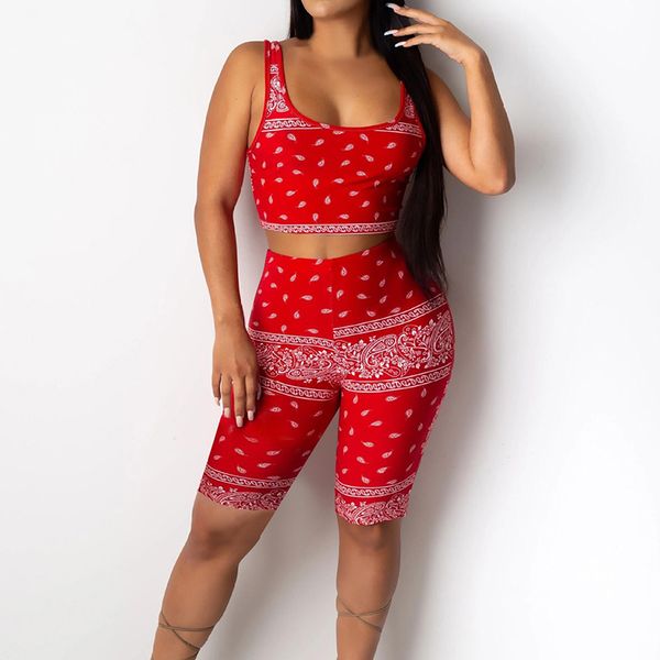 fashion print two piece set cropped tank vest skinny shorts women tracksuit 2020 summer fashion casual sporty suits, Black;blue
fashion print two piece set cropped tank vest skinny shorts women tracksuit 2020 summer fashion casual sporty suits, Black;blue