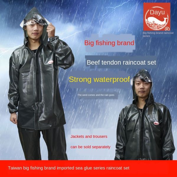 hnjgb taiwan big taiwanese style rain big fish raincoat pants fishing br fisherman brand 0.5 sea tape thickened beef tendon full set of spli, Red;brown
hnjgb taiwan big taiwanese style rain big fish raincoat pants fishing br fisherman brand 0.5 sea tape thickened beef tendon full set of spli, Red;brown