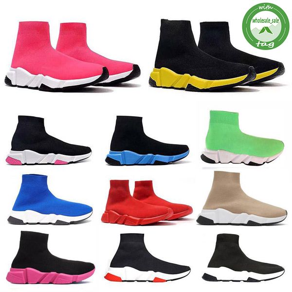 new arrival speed trainer ladies paris socks shoes men women heavy sole fashion runner sports boots hiking stylist sneakers trainers, Black
new arrival speed trainer ladies paris socks shoes men women heavy sole fashion runner sports boots hiking stylist sneakers trainers, Black