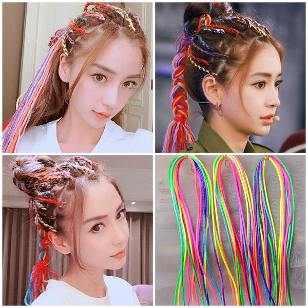 nqizb yunnan colorful national ribbon gradient color braid national style gold silk dirty braid hip-hop children's ribbon color rope he, Slivery;white
nqizb yunnan colorful national ribbon gradient color braid national style gold silk dirty braid hip-hop children's ribbon color rope he, Slivery;white