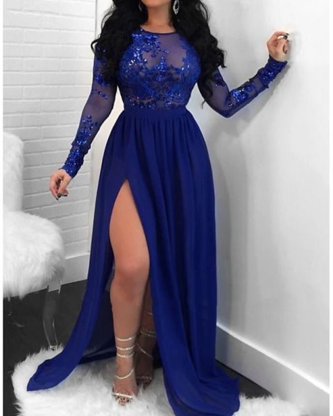 sheath / column beautiful back engagement formal evening dress illusion neck long sleeve sweep / brush train chiffon lace with split ap, Black;red
sheath / column beautiful back engagement formal evening dress illusion neck long sleeve sweep / brush train chiffon lace with split ap, Black;red