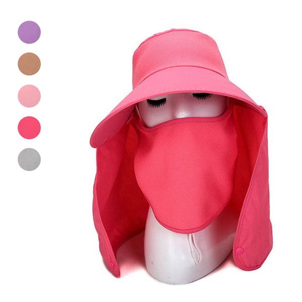 sun hat summer women's hat fashion casual solid color removable neck face flap farmer uv protection cap for outdoor fishing, Blue;gray
sun hat summer women's hat fashion casual solid color removable neck face flap farmer uv protection cap for outdoor fishing, Blue;gray