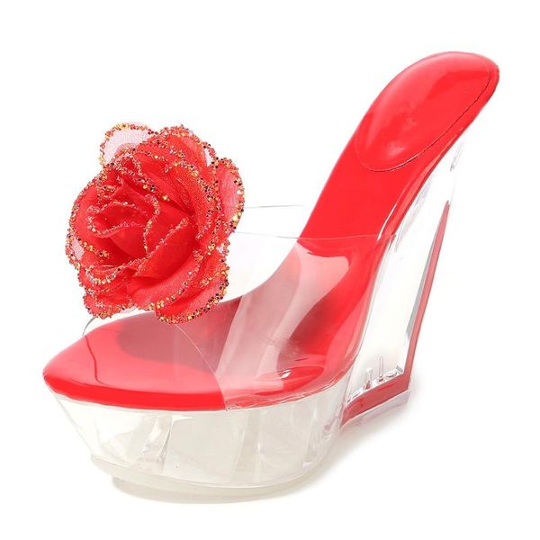 slippers llxf summer sandals zapatos outside slipper 14cm high-heeled shoes woman wedges stiletto female transparent girl's flowers pum, Black
slippers llxf summer sandals zapatos outside slipper 14cm high-heeled shoes woman wedges stiletto female transparent girl's flowers pum, Black