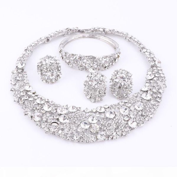 trendy jewelry sets for women wedding bridal party imitated crystal silveplated pendant lady costume statement necklace earrings, Slivery;golden
trendy jewelry sets for women wedding bridal party imitated crystal silveplated pendant lady costume statement necklace earrings, Slivery;golden