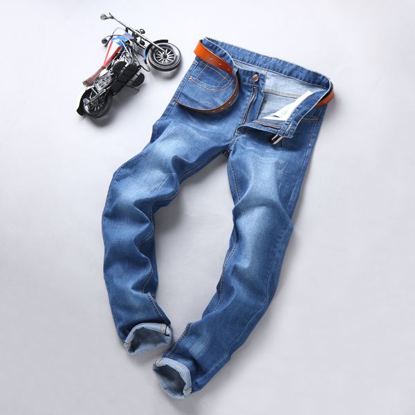 men's jeans 2021 blue spring summer classic brand lightweight straight thin stretch pants long streetwear
men's jeans 2021 blue spring summer classic brand lightweight straight thin stretch pants long streetwear