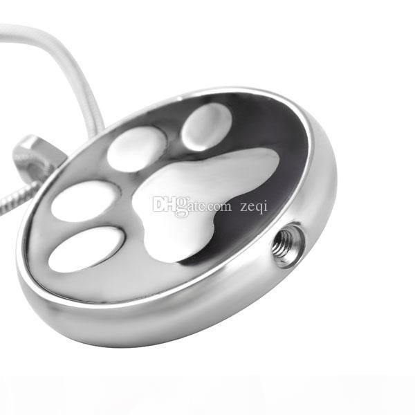 круглый нержавеющей стали кремации ожерелье paw гравированные pet пепел keepsake урна holder ожерелье, Silver
круглый нержавеющей стали кремации ожерелье paw гравированные pet пепел keepsake урна holder ожерелье, Silver