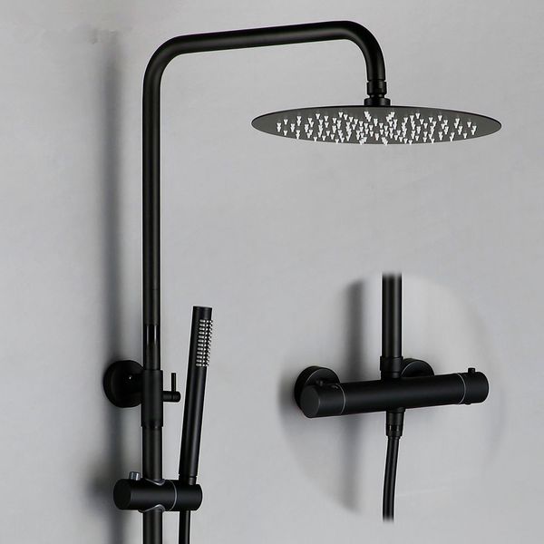 bathroom bath matt black rain fall faucet brass diverter mixer tap set hand held 8-12"shower head wall arm valve system kit
bathroom bath matt black rain fall faucet brass diverter mixer tap set hand held 8-12"shower head wall arm valve system kit