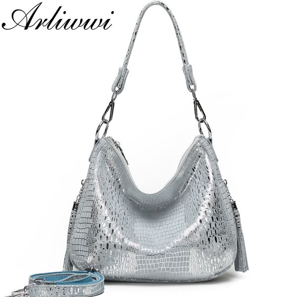 arliwwi genuine leather shiny women's silver accessory tote handbag soft suede leather lady bags gl06
arliwwi genuine leather shiny women's silver accessory tote handbag soft suede leather lady bags gl06