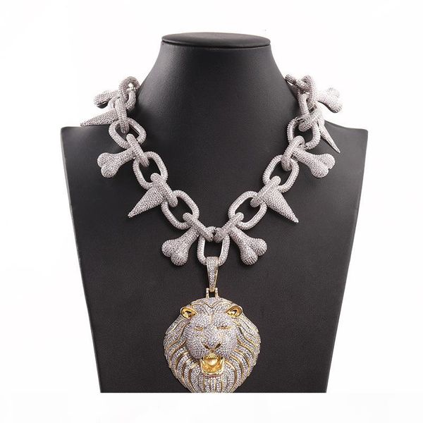 mens iced out hip hop chain pendants luxury designer jewelry men diamond necklace big pendant bling lion charms rapper cuban link hiphop new, Silver
mens iced out hip hop chain pendants luxury designer jewelry men diamond necklace big pendant bling lion charms rapper cuban link hiphop new, Silver