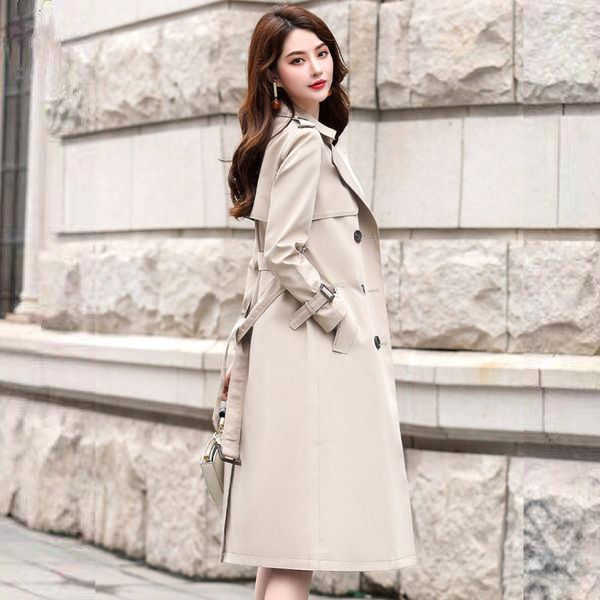 fashion brand new women trench coat long double-breasted belt lady clothes autumn spring outerwear oversize solid coats w123, Tan;black
fashion brand new women trench coat long double-breasted belt lady clothes autumn spring outerwear oversize solid coats w123, Tan;black