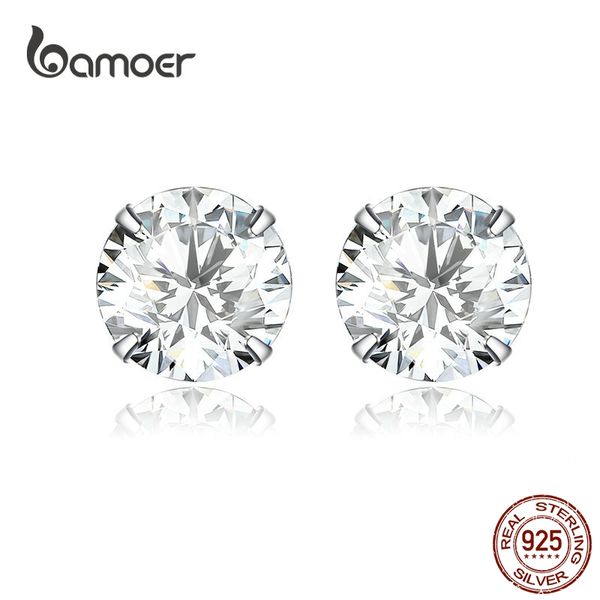 stud bamoer basic wedding earrings solid silver 925 clear cubic zirconia 7mm women statement jewelry bse166, Golden;silver
stud bamoer basic wedding earrings solid silver 925 clear cubic zirconia 7mm women statement jewelry bse166, Golden;silver