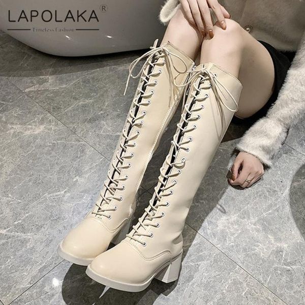 lapolaka новой мода 2020 крест связали колена высоких сапог женской обуви zip up толстого пяток сжатой моды обувь леди сапоги обувь, Black
lapolaka новой мода 2020 крест связали колена высоких сапог женской обуви zip up толстого пяток сжатой моды обувь леди сапоги обувь, Black