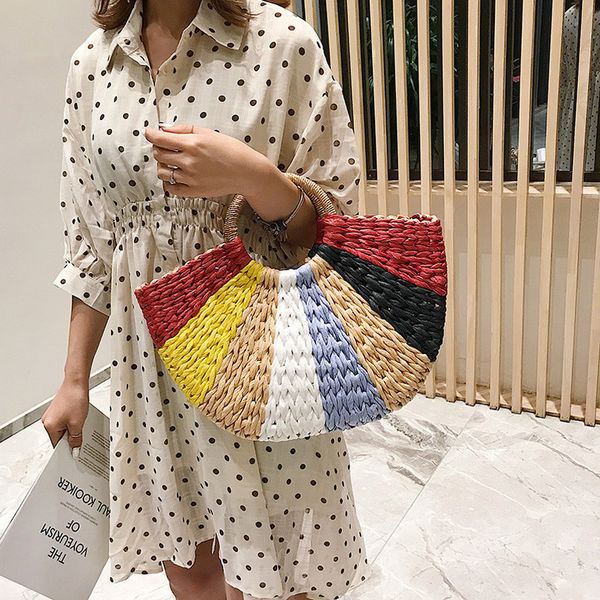 fashion straw bag womens summer rattan bag handmade woven bohemia beach ladies handbags wicker travel shoulder bag big zipper tote
fashion straw bag womens summer rattan bag handmade woven bohemia beach ladies handbags wicker travel shoulder bag big zipper tote