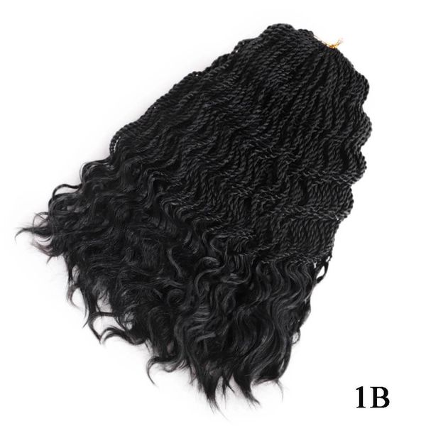 pre twisted wave hair crochet curly senegalese twists half curl crochet braids 16inch synthetic crochet hair extensions braid 35strands, Black
pre twisted wave hair crochet curly senegalese twists half curl crochet braids 16inch synthetic crochet hair extensions braid 35strands, Black